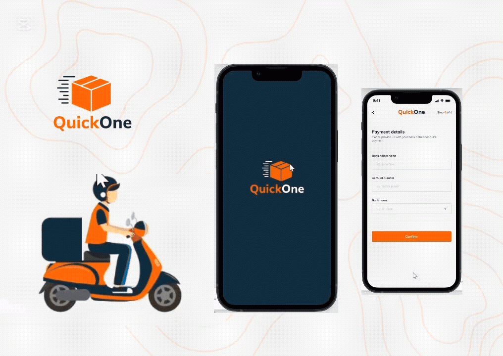 QuickOne Rider App